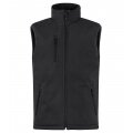 Clique Softshell Vest Padded Vest (cleanly cut, padded softshell vest) black Men