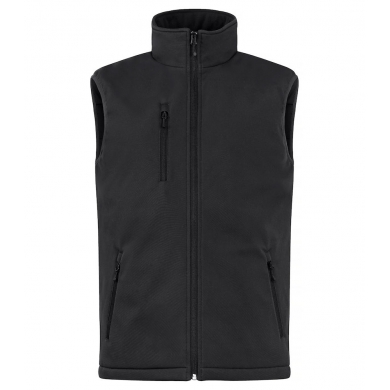 Clique Softshell Vest Padded Vest (cleanly cut, padded softshell vest) black Men