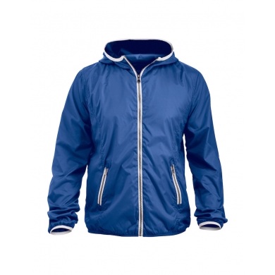 Clique Transition Jacket Hardy (modern Windbreaker with hood) blue Men