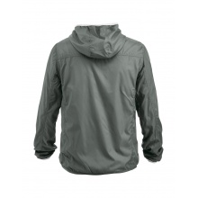 Clique Transition Jacket Hardy (modern windbreaker with hood) grey Men