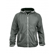 Clique Transition Jacket Hardy (modern windbreaker with hood) grey Men