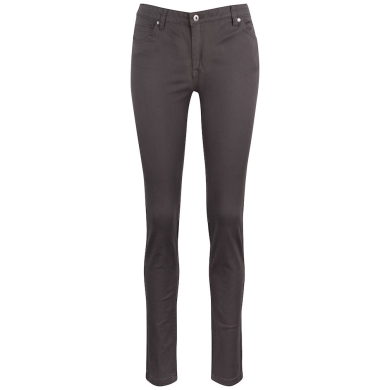 Clique Leisure Trousers (Cotton Twill) 5-Pocket Stretch Pant Pistol Grey Women