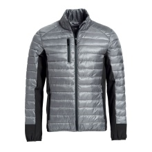 Clique Down Jacket Lemont (Softshell Panels, modern look) grey Men