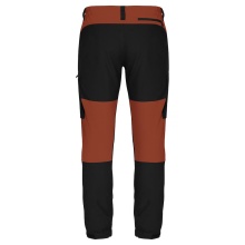 Clique Trekking-Hiking Trousers Kenai (wind and water repellent material) long black/orange Men