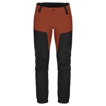 Clique Trekking-Hiking Trousers Kenai (wind and water repellent material) long black/orange Men