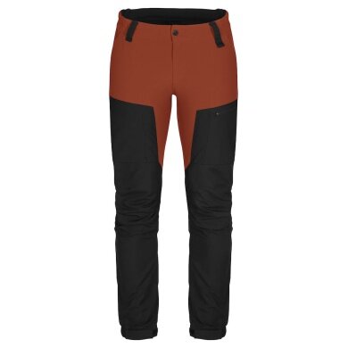 Clique Trekking-Hiking Trousers Kenai (wind and water repellent material) long black/orange Men