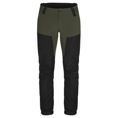 Clique Trekking-Hiking Trousers Kenai (wind and water repellent material) long green/black Men