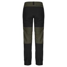 Clique Trekking-Hiking Trousers Kenai (wind and water repellent material) long green/black Women