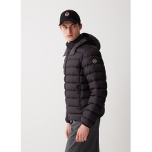 Colmar Down Winter Jacket with Removable Hood (sporty quilted jacket, very warm) black Men