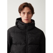 Colmar Oversize Down Winter Jacket with Hood in Jacquard (very warm) black Men