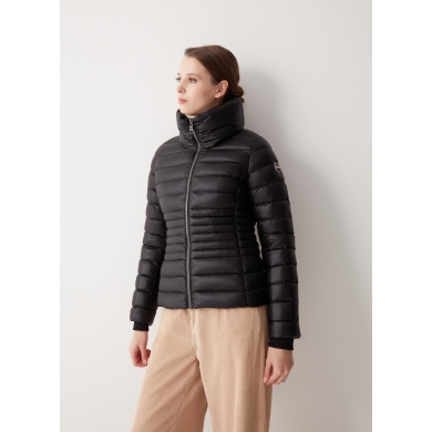 Colmar Transition Jacket with Sleeve Cuffs (warm, Down Quilted Jacket, slim fit) black Women