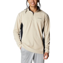 Columbia Fleece Pullover Klamath Range II Half Zip (light, comfortable) beige/black men's