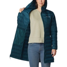 Columbia Down Coat Lake 22 Down Long Hooded (water-repellent, warm) teal blue Women