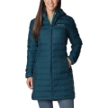 Columbia Down Coat Lake 22 Down Long Hooded (water-repellent, warm) teal blue Women