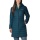 Columbia Down Coat Lake 22 Down Long Hooded (water-repellent, warm) teal blue Women