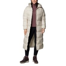 Columbia Winter Down Coat Puffect Long Jacket (Thermarator Insulation, water-repellent) beige/stone grey ladies