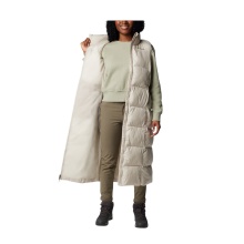 Columbia Winter Down Gilet Puffect Long Vest (Thermarator Insulation, Omni-Shield) beige/stone Ladies