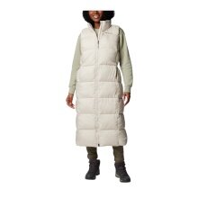 Columbia Winter Down Gilet Puffect Long Vest (Thermarator Insulation, Omni-Shield) beige/stone Ladies