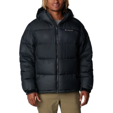 Columbia Winter Jacket Pike Lake II Hooded (with hood, Omni-Heat thermal insulation) black Men