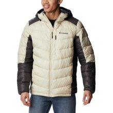 Columbia Winter Down Jacket Labyrinth Loop with Hood (Omni-Heat Infinity, synthetic down) beige/stone grey Men