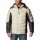 Columbia Winter Down Jacket Labyrinth Loop with Hood (Omni-Heat Infinity, synthetic down) beige/stone grey Men