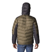 Columbia Winter Down Jacket Labyrinth Loop with Hood (Omni-Heat Infinity, synthetic down) khaki green Men