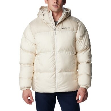 Columbia Winter Jacket Puffect with Hood (Thermarator Insulation, waterproof) white/natural Men