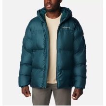 Columbia Winter Jacket Puffect with Hood (Thermarator Insulation, waterproof) teal blue Men