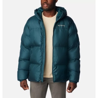 Columbia Winter Jacket Puffect with Hood (Thermarator Insulation, waterproof) teal blue Men