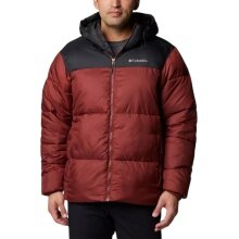 Columbia Winter Jacket Puffect II Hooded (Thermarator Insulation, waterproof) dark red/black men's