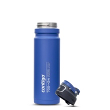 Contigo Thermo-Drinking Bottle Free Flow Autoseal Vacuum-Insulated (Leak-Proof) 700ml Blue - 1 Bottle