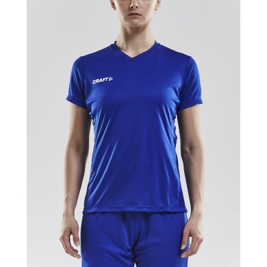 Craft Sport-Shirt (Jersey) Squad Solid - loose fit, quick-drying - cobalt blue Women