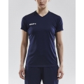 Craft Sport-Shirt (Jersey) Squad Solid - loose fit, quick-drying - navy blue Women