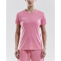 Craft Sport-Shirt (Jersey) Squad Solid (loose fit, quick-drying) pink Women