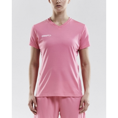 Craft Sport-Shirt (Jersey) Squad Solid (loose fit, quick-drying) pink Women