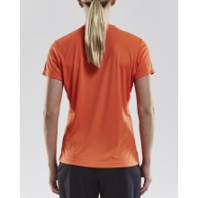 Craft Sport-Shirt (Jersey) Squad Solid - loose fit, quick-drying - orange Women