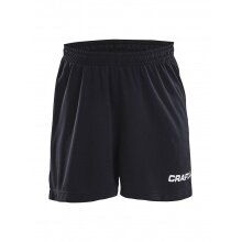 Craft Sports Shorts (Short) Squad Solid WB - with inner shorts, elastic material - black Kids