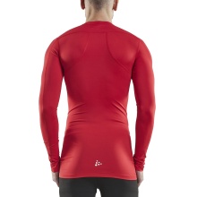 Craft Compression Long Sleeve Shirt (tight fit) Pro Control Underwear red Men