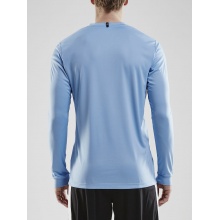 Craft Sport Long Sleeve Shirt (Jersey) Squad Solid - high elasticity, ergonomic design - light blue Men