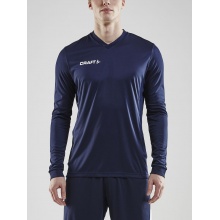 Craft Sport Long-sleeved Shirt (Jersey) Squad Solid - high elasticity, ergonomic design - navy blue Men