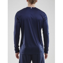 Craft Sport Long-sleeved Shirt (Jersey) Squad Solid - high elasticity, ergonomic design - navy blue Men