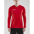 Craft Sport Long-sleeved Shirt (Jersey) Squad Solid - high elasticity, ergonomic design - red Men