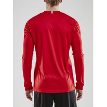 Craft Sport Long-sleeved Shirt (Jersey) Squad Solid - high elasticity, ergonomic design - red Men