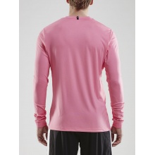 Craft Sport Long Sleeve Shirt (Jersey) Squad Solid - high elasticity, ergonomic design - pink Men