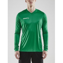 Craft Sport Long Sleeve Shirt (Jersey) Squad Solid - high elasticity, ergonomic design - green Men