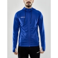 Craft Training Jacket Evolve Hood - durable mid-layer hooded jacket made of stretch material - cobalt blue Men