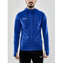 Craft Training Jacket Evolve Hood - durable mid-layer hooded jacket made of stretch material - cobalt blue Men