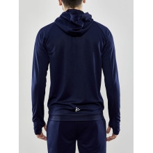 Craft Training Jacket Evolve Hood - durable mid-layer hooded jacket made of stretch material - navy blue Men