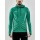 Craft Training Jacket Evolve Hood - durable mid-layer hooded jacket made of stretch material - green Men