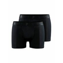 Craft Functional Underwear Boxer Shorts Core Dry 3-Inch (breathable, high wearing comfort) black Men - 2 Pack